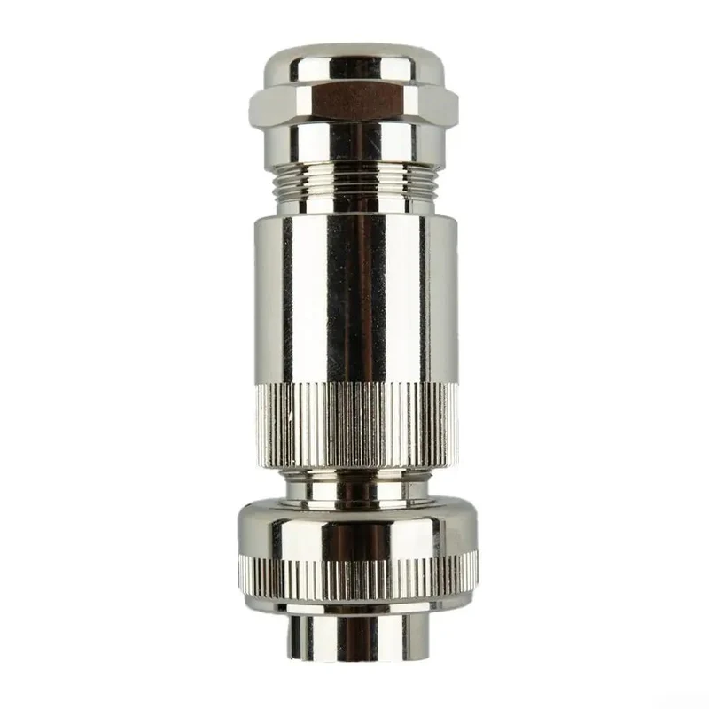 Full Metal 7 Pin Proportional Valve Connector Female Socket C14g As7 Din175201-804 Ip67 Hydraulic Solenoid Badass Build Rock Solid Industrial Grade Top Shelf Performance For Rexroth Moog Parker Systems Plug And Play Ready