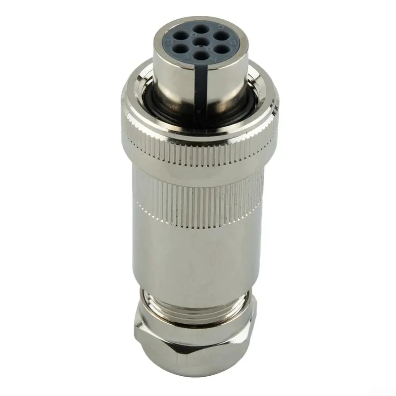 Tough As Nails Seven Pin Proportional Valve Connector With Full Metal Build Providing Dead Serious Signal Transfer Across Hefty Industrial Hydraulic Machinery