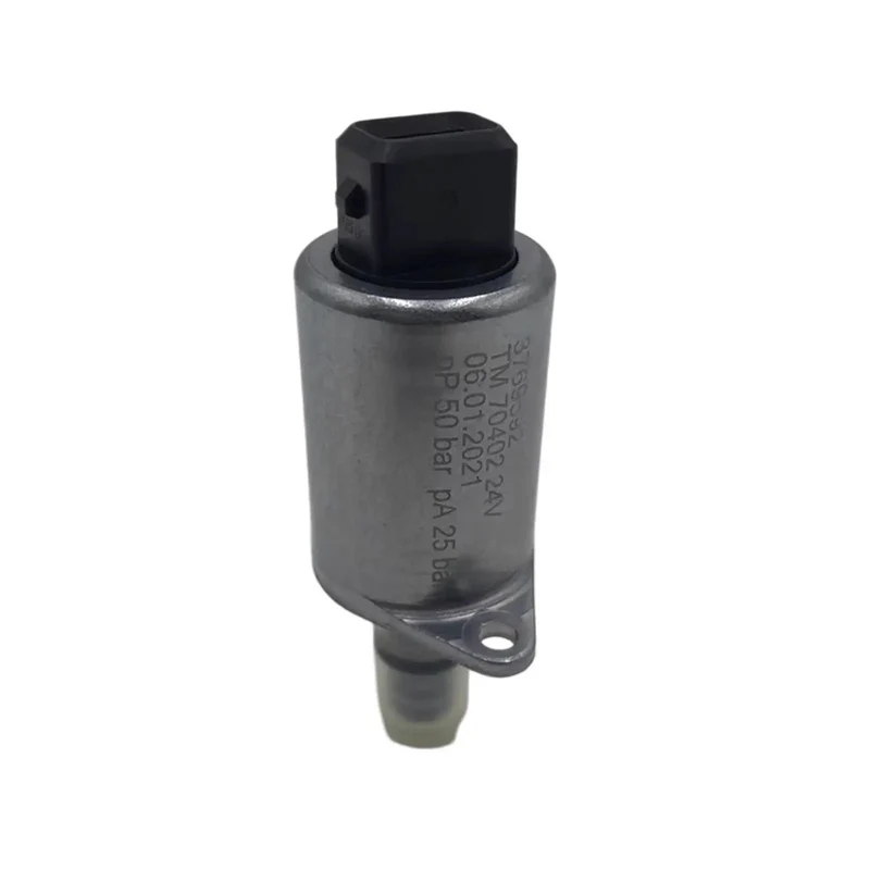 Heavy Duty 24V Solenoid Valve With Two Meter Plug For Excavator TM70402 Proportional Hydraulic Control System Tough As Nails And Powers Through Slushy Conditions For Quiet Operation No Hassle Swap