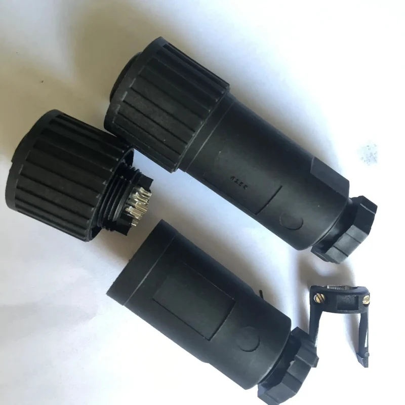 Rig Ready 7 Core Aviation Plug Connector For Hydraulic And Proportional Valves J12-7A Badass Industrial Electrical Wiring Adapter Slick And Genuine Seal Pro Rated