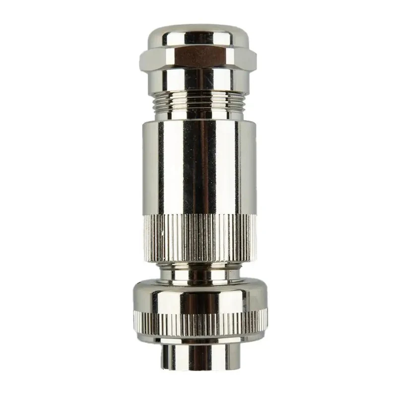 Heavy Duty 7 Pin Metal Connector Rock Solid Box End Plug Fits Rexroth Moog Parker And Atos Proportional Valve DIN EN175201-804 Standard Hydraulic Interface Industrial Grade Tough Metal Shield Long Lasting Durability