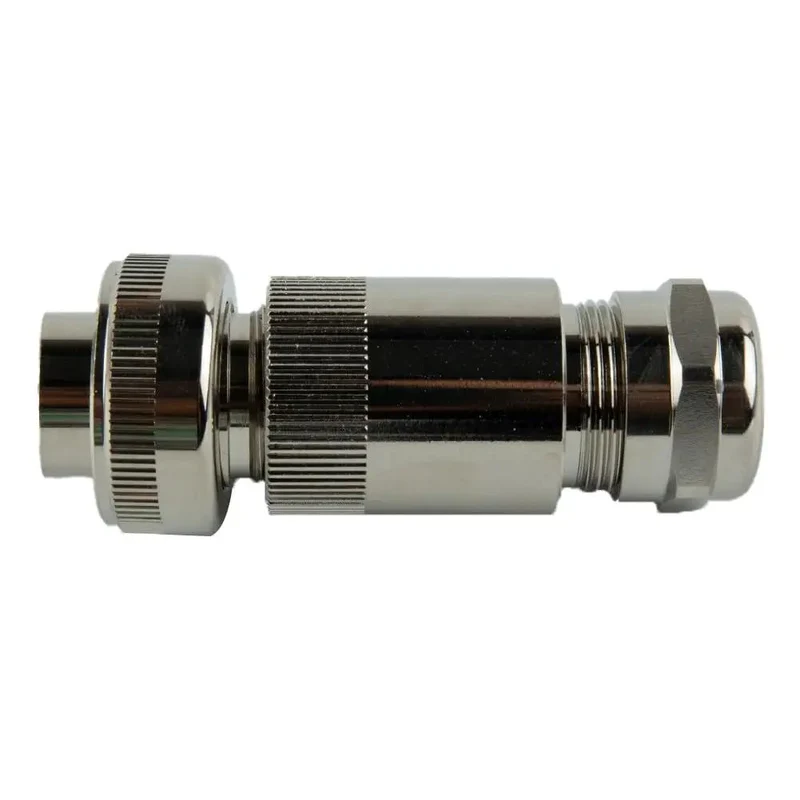Heavy Duty 7 Pin Metal Connector Rock Solid Box End Plug Fits Rexroth Moog Parker And Atos Proportional Valve DIN EN175201-804 Standard Hydraulic Interface Industrial Grade Tough Metal Shield Long Lasting Durability