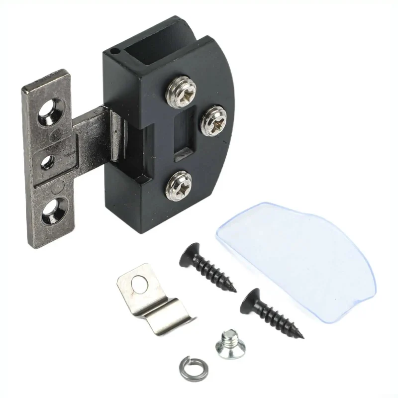 Heavy Duty Frameless Glass Door Hinge And Zinc Alloy Cabinet Clamps For 8 Millimeter Panels Smooth Glide Fit For Wine Racks And Display Cases Matte Black Hardware That Nails The Job