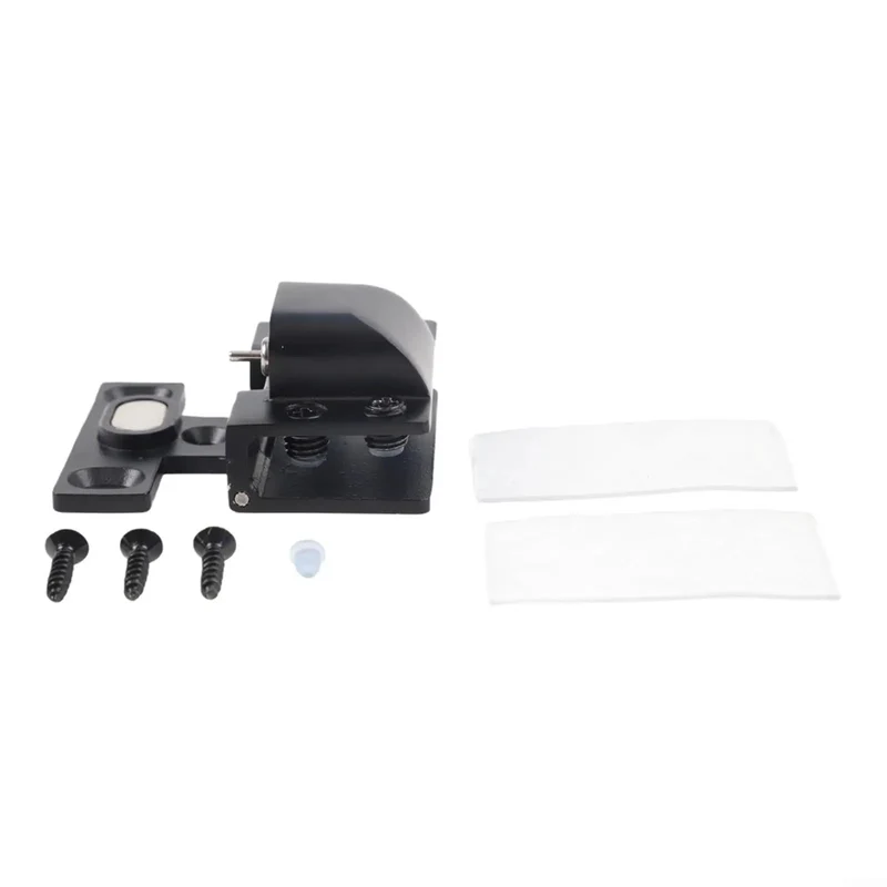 Boss Level Stainless Steel Hydraulic Glass Door Hinge Offering No Hassle U Shape Clip Installation And Smooth Operator Soft Close Action For Frameless Doors In Sleek Black