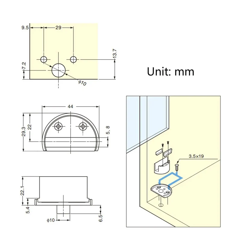 Heavy Duty Zinc Alloy Heaven And Earth Hinge For Glass Doors And Cabinets Delivering Smooth 360 Rotation No Sweat Setup Rock Solid Hold Premium Build Quality For The Long Haul