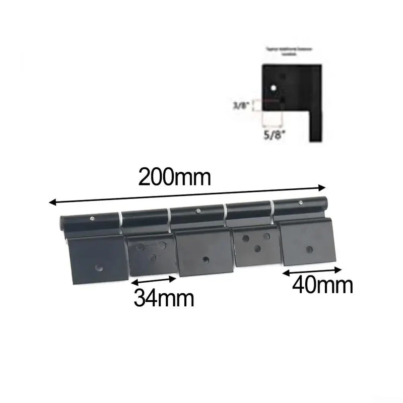 Rock Solid Aluminum RV Door Hinges Complete Replacement Kit For Fifth Wheels And Motorhomes Zero Hassle Setup Heavy Duty All Weather Outdoor Hardware Included Smooth Lightweight Rig Upgrade