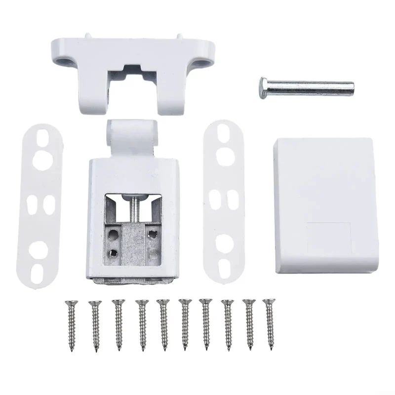 Heavy Duty Aluminum Alloy Flag Hinge Set For Double Doors Rock Solid Steel Frame Mount Premium White Coating Easy Install Smooth Swivel Tough As Nails And Ready To Roll