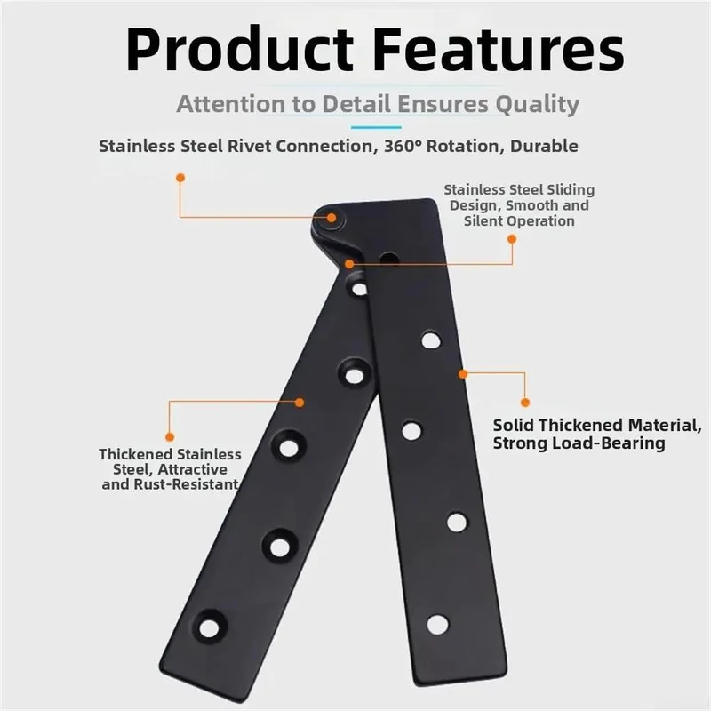 Heavy Duty Stainless Steel Cabinet Hinges Delivering 360 Degree Smooth Swivel Rotation For Wardrobe Doors With A Clean Concealed Install And A No Fret Glide Mechanism That Slides Like Butter And Handles Your Daily Routine Seamlessly