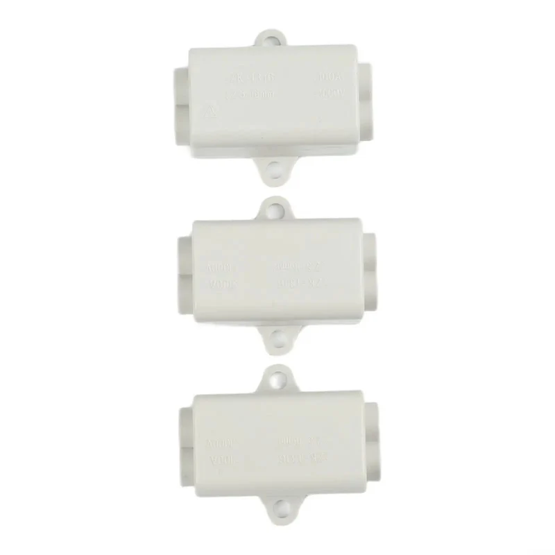 Heavy Duty T Shape Terminal Block Quick Wire Connector 1000V 100A Cable Splitter For Easy Branching Main Lines Without Any Cutting Or Stripping Zero Hassle Setup For Pros And Weekend Warriors