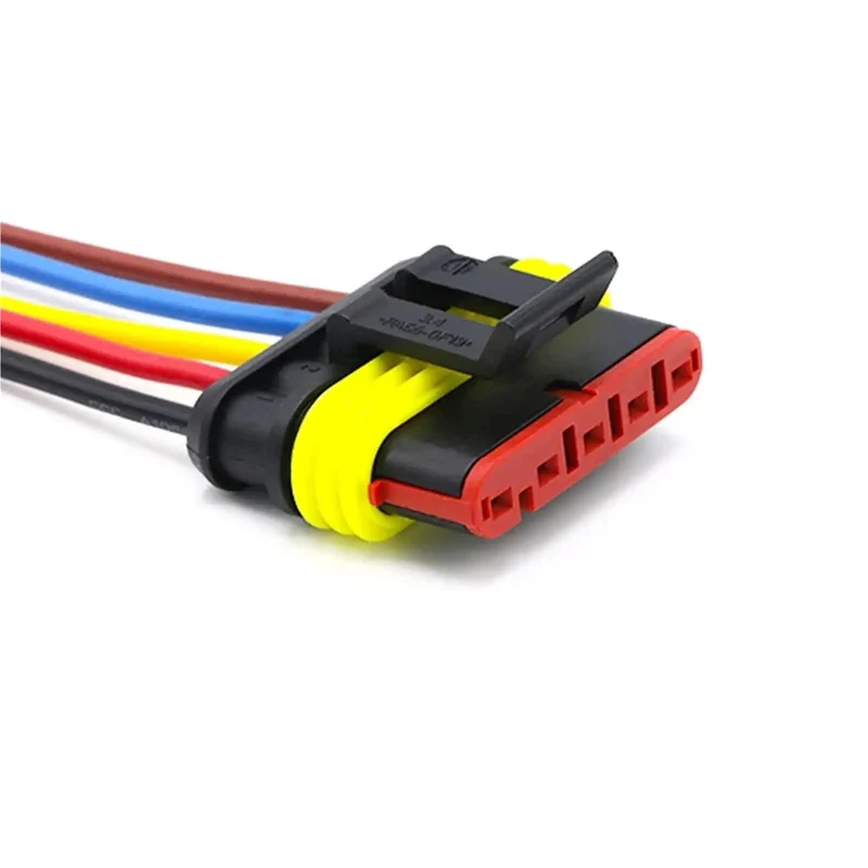 Solid As A Rock Premium Automotive Waterproof Connector Plugs With Pre Cut Wires One To Six Pin Male Female Sockets For Hid Lighting And Car Wiring Projects