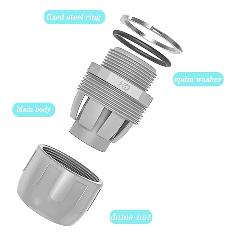 Twenty Pack Half Inch Liquid Tight Connectors Tough As Nails Nylon Flexible Conduit Fittings Lock Secure Weather Proof Pro Level Electrical Wiring Hardware Built For Rough Jobs