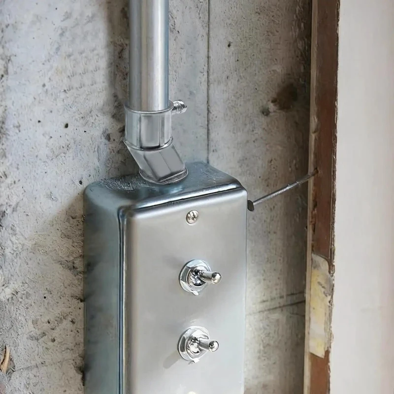 6 Piece Offset Conduit Connectors Zinc Alloy Electrical Tube Fittings With Hella Secure Grip That Drops Into Place For Tight Spots And Provides Knockout Level Durability For Heavy Duty Home Run Wiring Projects You Can Trust