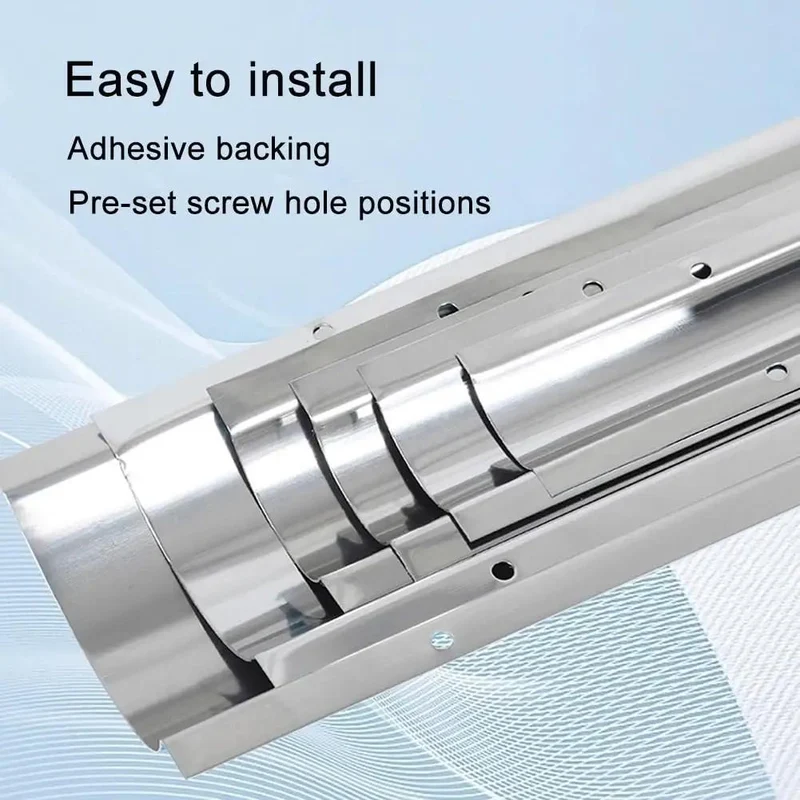 Heavy Duty 304 Stainless Steel Cable Trunking Self Adhesive Cord Cover Raceway Wall Wire Duct Channel Outdoor Hidden Cable Organizer Tames Snarls And Ditches Clutter Smooth Peel Stick Install Game Changer For Home Office Setup