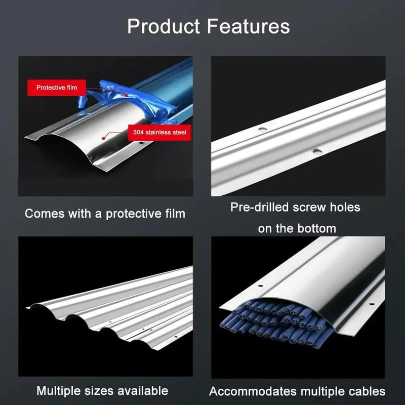 Ditch Those Pesky Wire Tangles Once And For All With Heavy Duty Stainless Steel Cable Trunking For Super Clean Wall And Floor Housing Indoors Or Outdoors