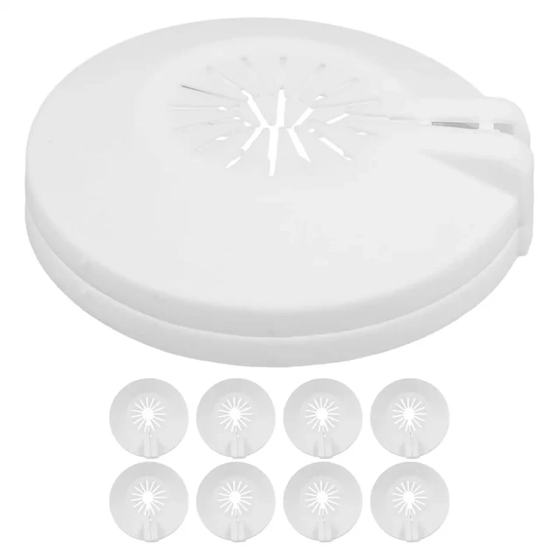 10 Pack Heavy Duty Plastic Fire Sprinkler Cover Plates Waterproof Escutcheon Ring Wall Mount Flange For Disc Heads Removable Or Nonremovable 2 48 In Slick No Hassle Quick Swap