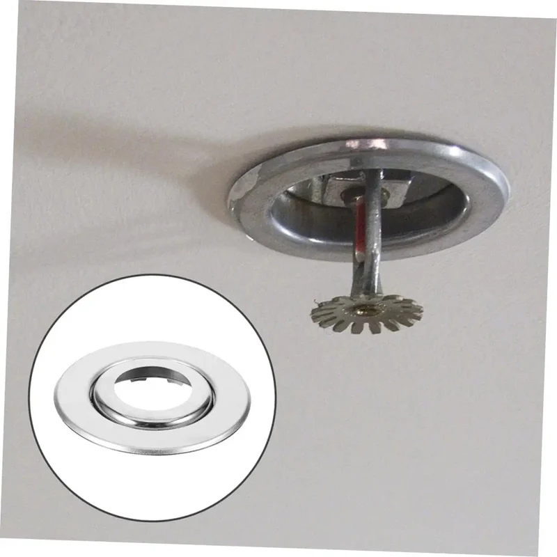 Twenty Pack Heavy Duty Stainless Steel Double Disc Escutcheon Plates For Fire Sprinkler Heads Dead Simple Setup Smooth Sailing Cleanup Zero Hassle Pipe Trim Guard Kit
