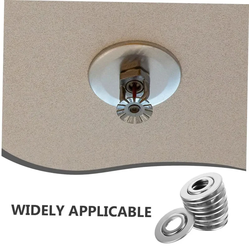 Twenty Pack Heavy Duty Stainless Steel Double Disc Escutcheon Plates For Fire Sprinkler Heads Dead Simple Setup Smooth Sailing Cleanup Zero Hassle Pipe Trim Guard Kit