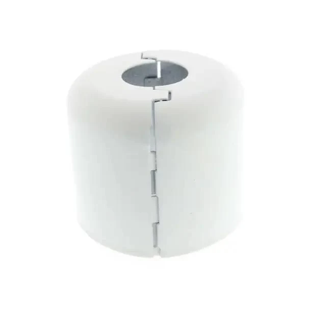 Slick Steel Split Cup Escutcheon Cover For Standard Fire Sprinkler Pipes One Half Npt Pipe Thread White Finish Hassle Free Retrofit Upgrade Built Tough For Quick Swap Without Full System Draindown