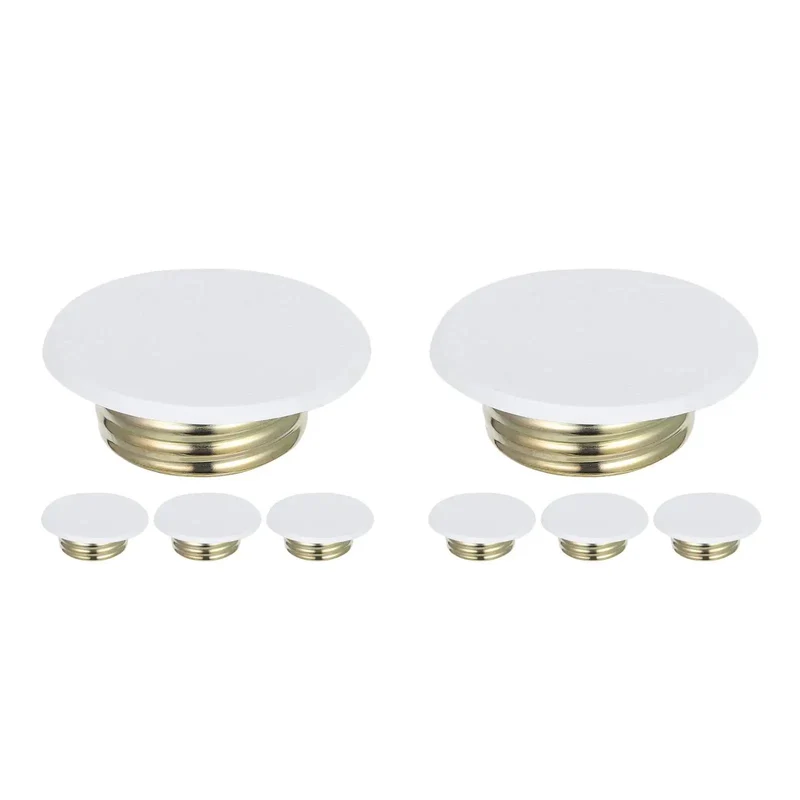 Premium White Ceiling Fire Sprinkler Cover Plates Decorative Sprinkler Head Protectors Concealed Escutcheon Caps With Simple Screw On Mounting For Slick Home Interiors And Snazzy Safety Upgrades