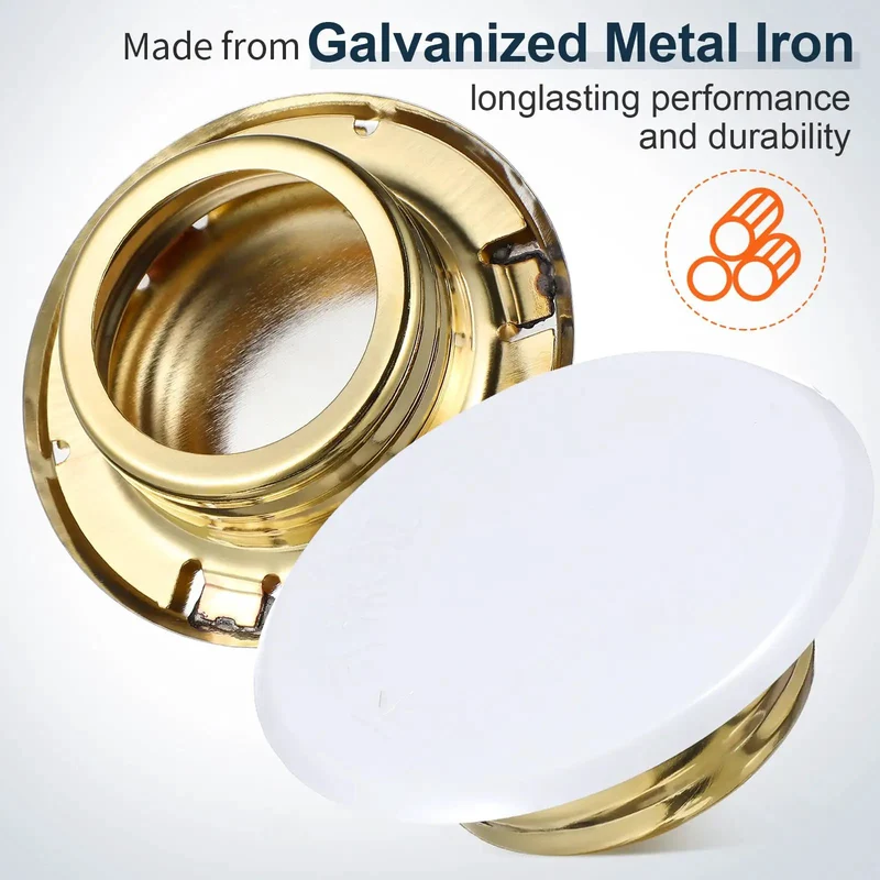Premium White Ceiling Fire Sprinkler Cover Plates Decorative Sprinkler Head Protectors Concealed Escutcheon Caps With Simple Screw On Mounting For Slick Home Interiors And Snazzy Safety Upgrades