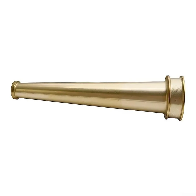 Top Tier Heavy Duty Brass Fire Nozzle 1.5 Inch Nst Fitting Industrial Sprinkler Head Built Solid For Snug Hose Hookups Pro Grade Firefighting And Emergency Water Control Gear