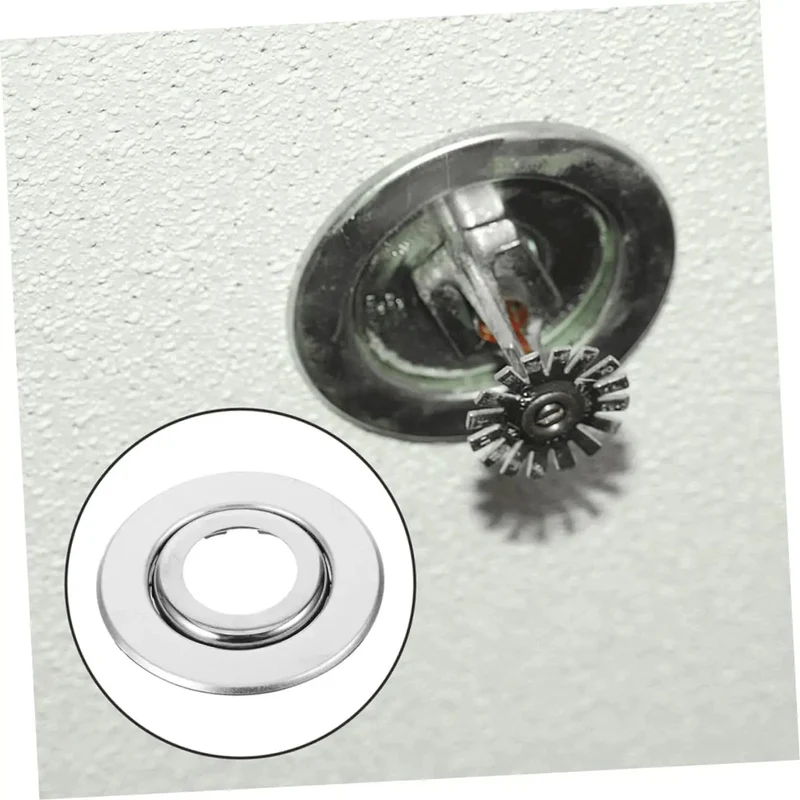 Straight Up Sharp Set 5 Pack Decorative Fire Sprinkler Cover Plates With Zero Hassle Install And Rock Solid Universal Fit To Chill Out Your Ceiling Setup Radically Elevate Your Space For That Clean Modern Vibe And Big Time Durable Performance