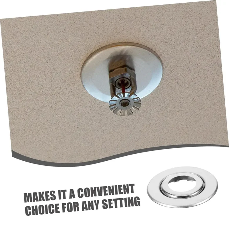 Straight Up Sharp Set 5 Pack Decorative Fire Sprinkler Cover Plates With Zero Hassle Install And Rock Solid Universal Fit To Chill Out Your Ceiling Setup Radically Elevate Your Space For That Clean Modern Vibe And Big Time Durable Performance
