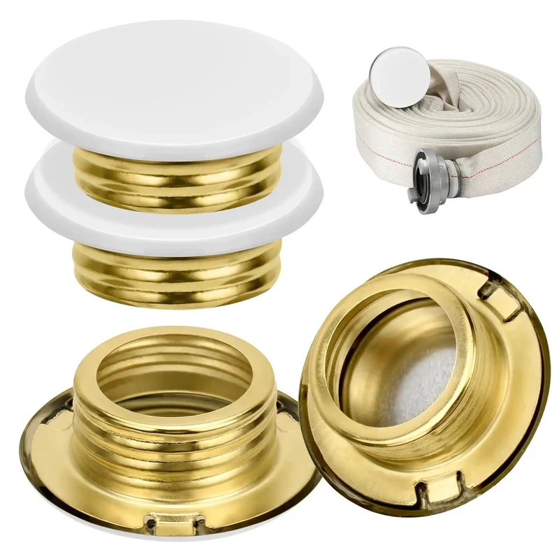 Straight Up Secure White Flat Fire Sprinkler Head Covers 4 Pack Galvanized Steel Guard Caps For Ceiling Pipe Safety And Dead Easy Snag Proof Installation