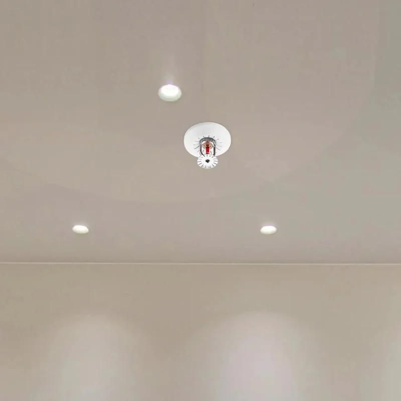 Hella Durable 20 Pack Fire Sprinkler Cover Plates Fits 15 Mm And 20 Mm Universal Disc Heads Smooth Wall Mount Escutcheon Trim Heavy Duty Wall Flange Zero Hassle Installation