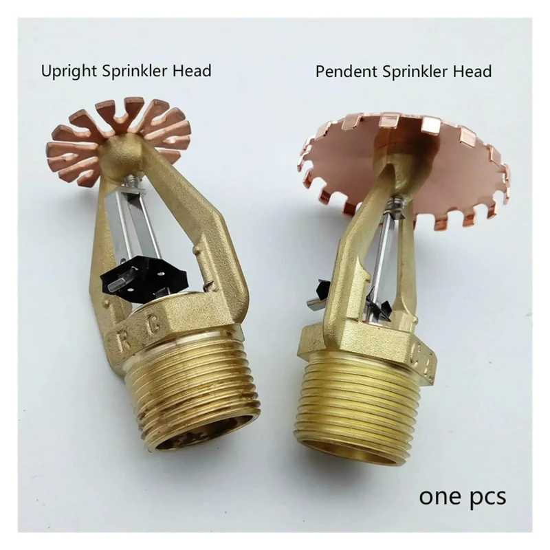 Heavy Duty Copper Fire Sprinkler Head K363 Upright Pendent Link With Solid Fusible Alloy For Esfr Rig 74 Degree Trip Slick Coating And Dead Simple Hook Up Process