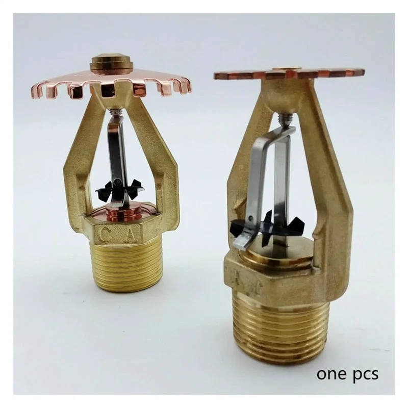 Heavy Duty Copper Fire Sprinkler Head K363 Upright Pendent Link With Solid Fusible Alloy For Esfr Rig 74 Degree Trip Slick Coating And Dead Simple Hook Up Process
