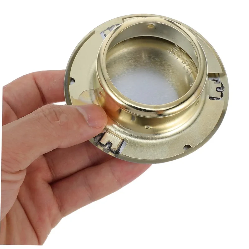Four Pack Heavy Duty Metal Fire Sprinkler Nozzle Cover Plates Dead Easy Install For Concealed Automatic Sprinkler Systems Top Shelf Decorative Head Shields For Safe Room Guarding