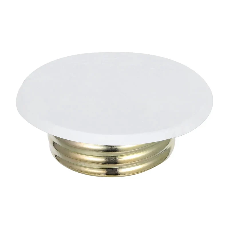 Slick White Ceiling Escutcheon Cover Plate Tight Concealed Sprinkler Guard Heavy Duty Iron Recessed Ring Flush Mount No Fuss Installation For Home And Office Safety Upgrades