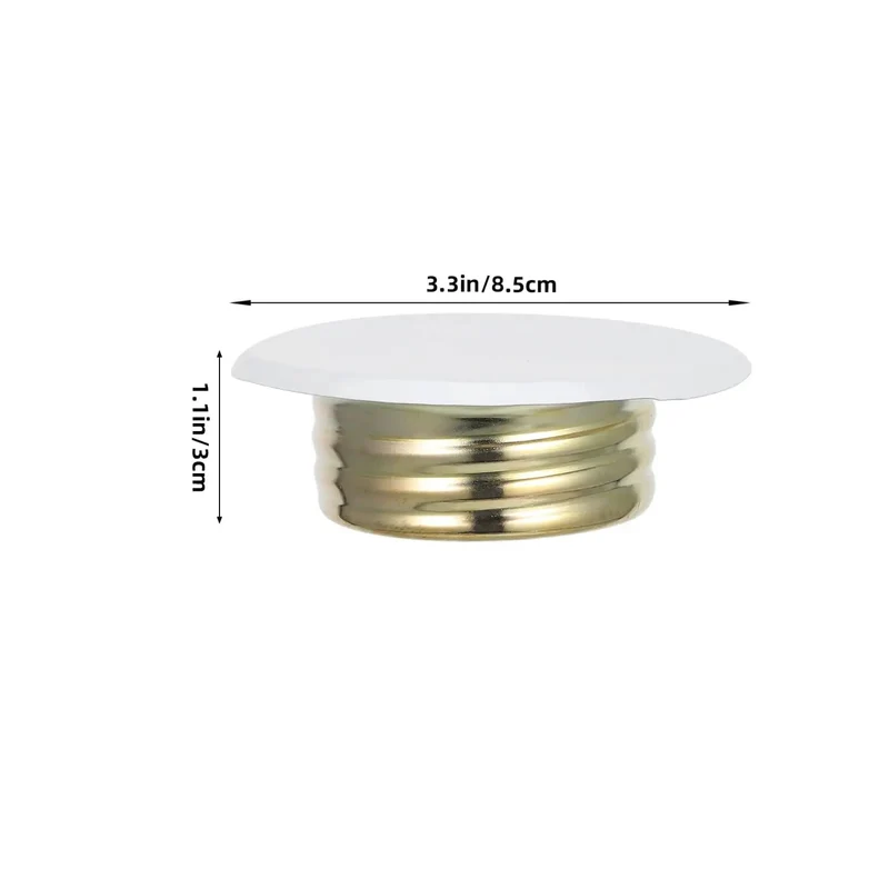 Slick White Ceiling Escutcheon Cover Plate Tight Concealed Sprinkler Guard Heavy Duty Iron Recessed Ring Flush Mount No Fuss Installation For Home And Office Safety Upgrades