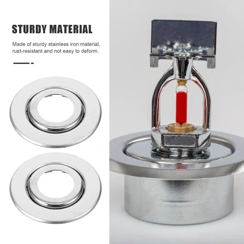 Score Some Style Points By Installing These Stainless Steel Fire Sprinkler Escutcheon Covers 10 Pack Recessed Decorative Caps In Three Quarter Inch Size Snug Fit And No Brainer Install Guaranteed To Impress
