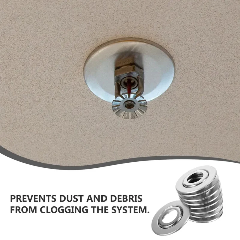 Score Some Style Points By Installing These Stainless Steel Fire Sprinkler Escutcheon Covers 10 Pack Recessed Decorative Caps In Three Quarter Inch Size Snug Fit And No Brainer Install Guaranteed To Impress