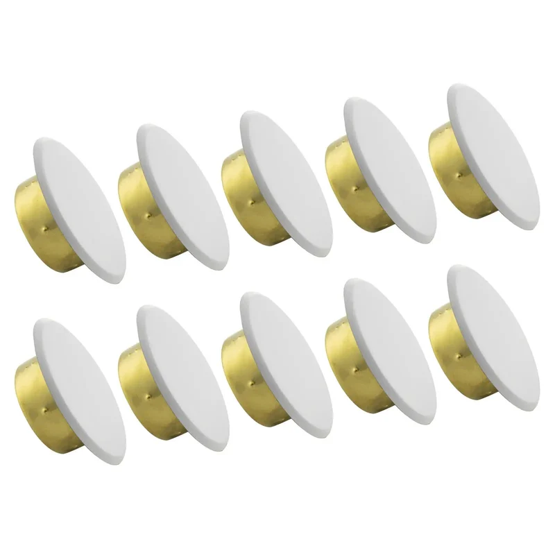 10 Pcs Universal Fire Sprinkler Concealment Cover Plates Thick Iron Decorative Pipe Caps Zero Fuss Install Knockout Ceiling Finish Dead Simple Snap In Setup Upgrading Your Space The Right Way