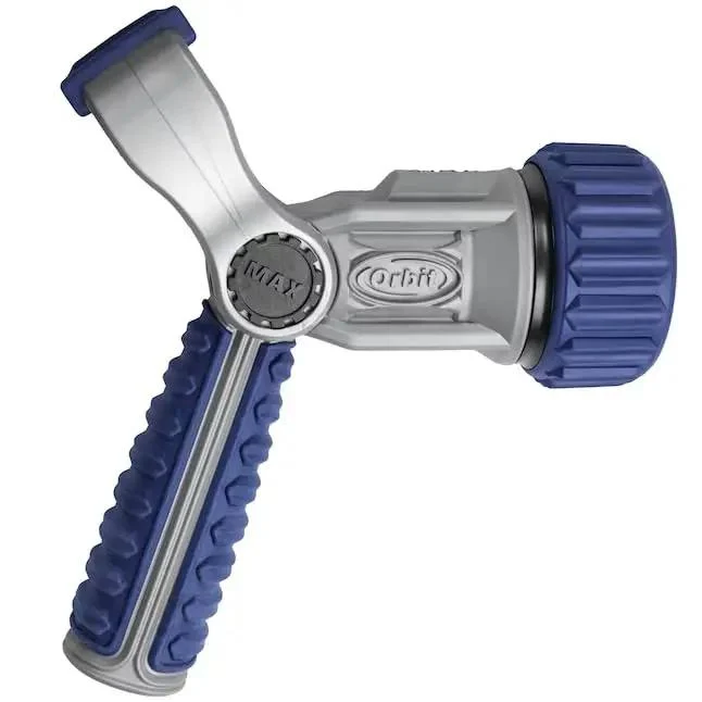 Heavy Duty Seven Pattern Firemans Hose Nozzle With Adjustable Pressure Rust Proof Yard Sprayer Tough As Nails For Garden Cleanup And Flushes Every Job Real Slick Like A Champ