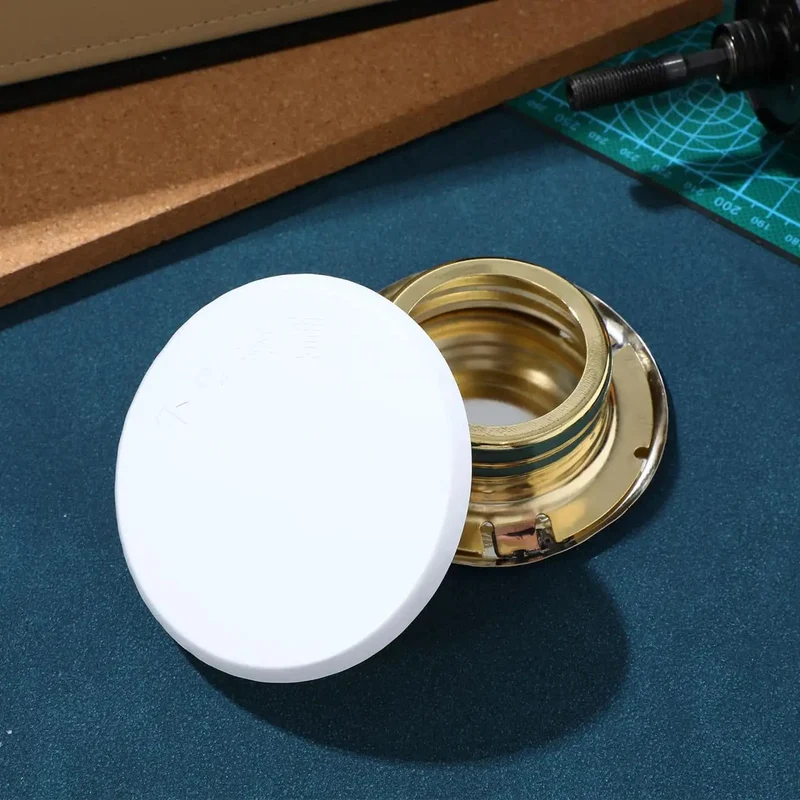 Indestructible Fire Sprinkler Covers 4 Pack Galvanized Steel Ceiling Guard Protective Trim Ring Easy Screw In Mount For Residential Buildings And Built Like A Tank For Dependable Year Round Safety