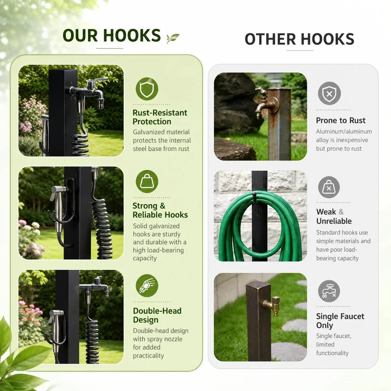 Built Like A Tank Frost Proof Yard Hydrant And Outdoor Faucet With Sprinkler Head Heavy Duty Galvanized Garden Water Column For Your Ultimate Backyard Setup