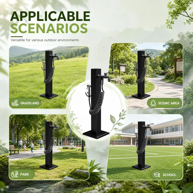 Built Like A Tank Frost Proof Yard Hydrant And Outdoor Faucet With Sprinkler Head Heavy Duty Galvanized Garden Water Column For Your Ultimate Backyard Setup