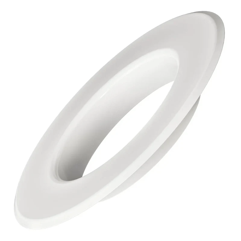 Top Quality White Fire Sprinkler Escutcheon Skirt With A Polished Flush Design And Seamless Wall Gap Cover That Snugs Right Over Standard 401 Or Retrofit Cups For Quick Ceiling Touch Ups