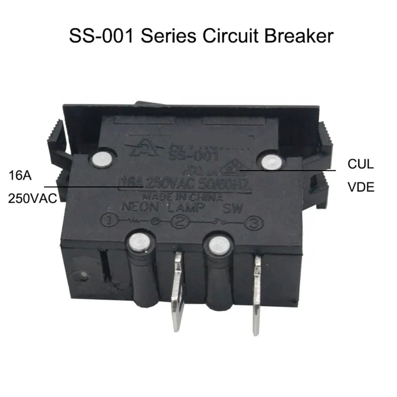 No Sweat Black Rocker Switch Circuit Breaker With 10 Amp Overload Protector Trip Free Reset Function Tough As Nails Top Tier Electrical Protection Reliable Power Cutoff For Daily Grind And Heavy Duty Outdoor Projects