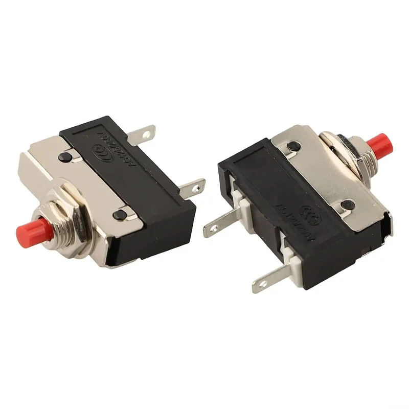 Straight Up No Sweat Push Button Circuit Breaker Switch 2.5A To 5A With Dead Simple Manual Reset For Blenders Vacuums And Small Appliances Quick Overload Relief Fuse Swap