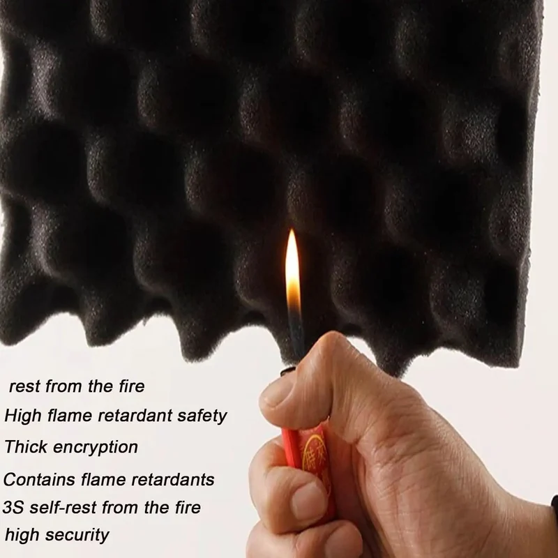 Premium Self Adhesive Acoustic Foam Panels For Walls, Quick Recovery Soundproof Padding To Knock Out Echoes And Dial Down Noise In Bedrooms, Studios, Or Offices, Pretty Darn Solid Coverage