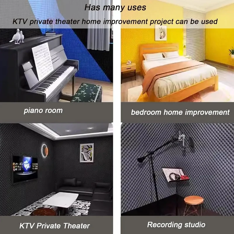 Premium Self Adhesive Acoustic Foam Panels For Walls, Quick Recovery Soundproof Padding To Knock Out Echoes And Dial Down Noise In Bedrooms, Studios, Or Offices, Pretty Darn Solid Coverage