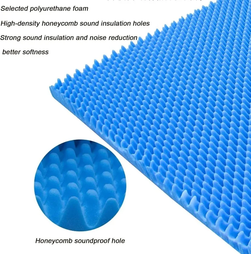 High Density Acoustic Foam Panels For Room Noise Reduction Water Resistant Soundproof Wall Pads With Tight Adhesive Backing Hardcore Studio Blocks That Totally Knock Out Echoes And Level Up Your Vibe Zone