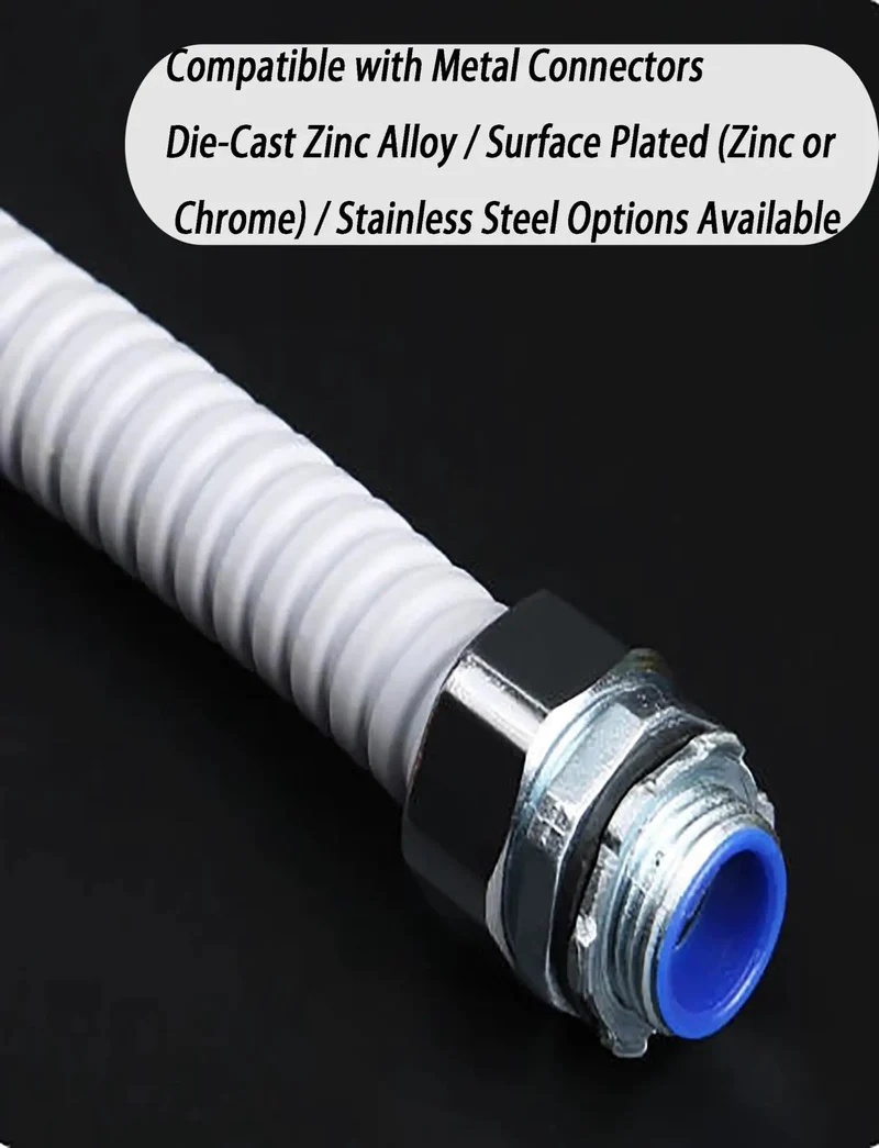 Badass Flexible Electrical Conduit, Crush Resistant Corrugated Wire Tubing With Fire Resistant Pvc Cover, 328 Foot Roll, Ridiculously Sturdy 1 Cm Id Hose For Any Diy Hack