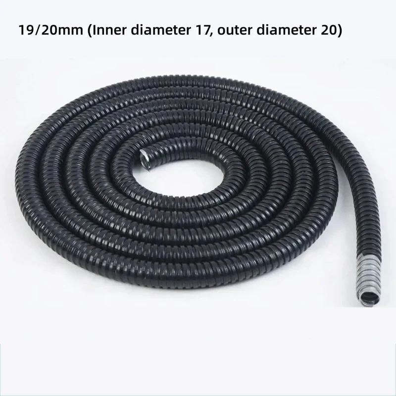 Heavy Duty Flexible PVC Coated Steel Conduit 19Mm 20Mm Corrugated Electrical Tubing Designed For The Daily Grind With Tough As Nails Cable Wire Loom Protection Indoors And Outdoors