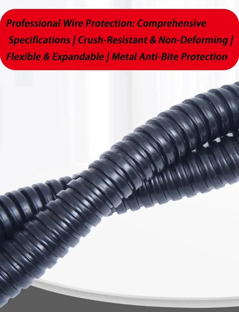 Heavy Duty Flexible Pvc Coated Metal Conduit With Slick Corrugated Wire Protection Sleeving For Train Lines And Railway Cables Kickass Weatherproof Build Rock Solid For Every Electrical Project